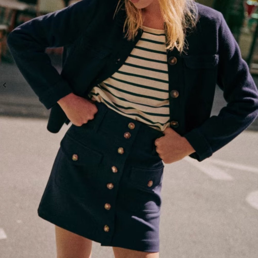 EUC Sezane Bettie Mini Skirt